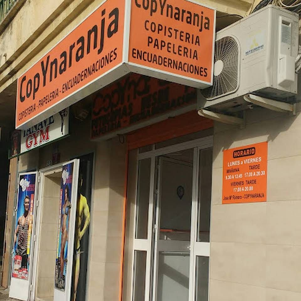 Copynaranja, empresa de reprografía en Huelva. Realización de fotocopias en Huelva. Más de 25 años siendo la copistería de la Universidad de Huelva.